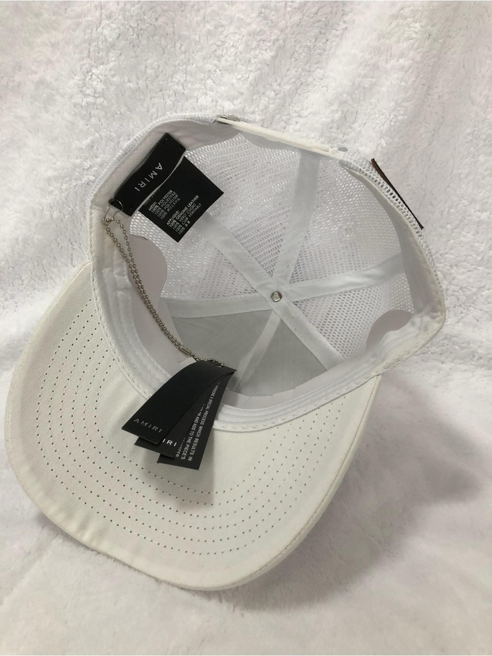 AMIRI Classic Embroidered Label baseball cap Trucker Hat - Picture 11 of 13